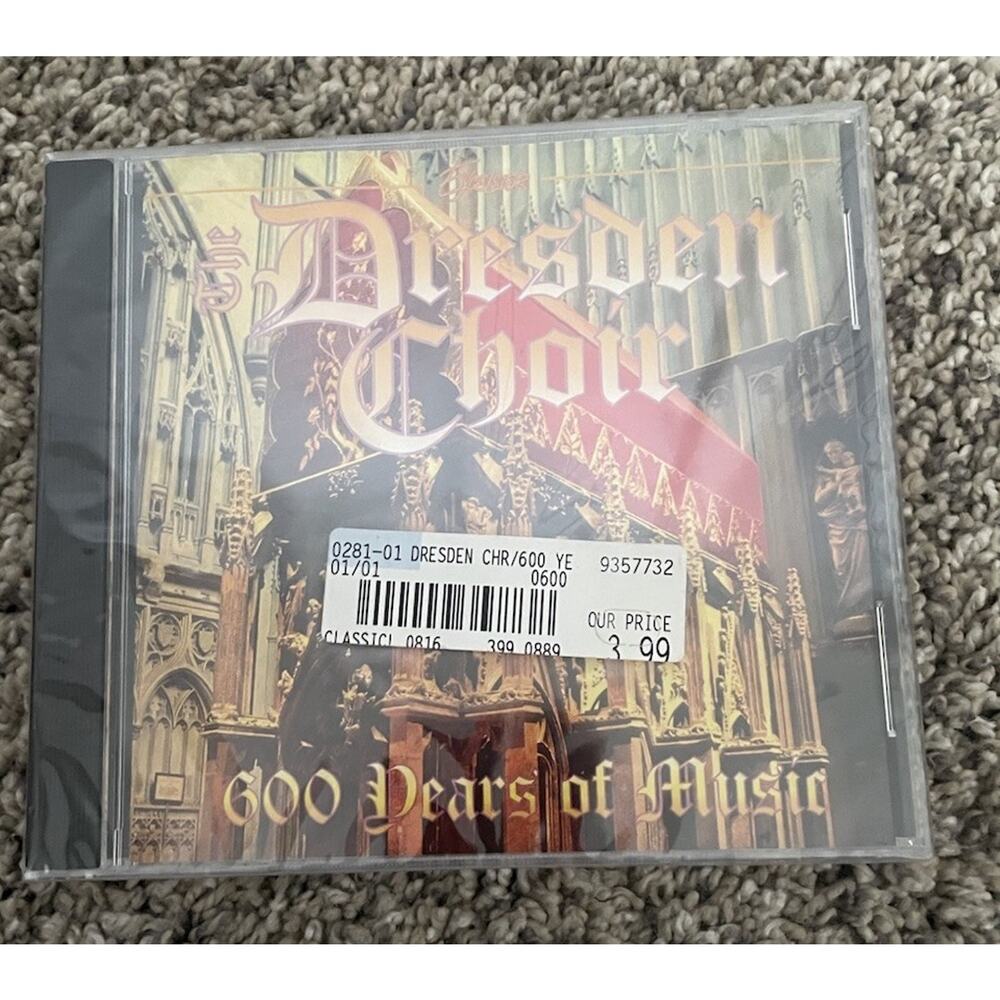 The Dresden Choir: 600 Years of Music - Music CD 2002 BCI Music Brand New